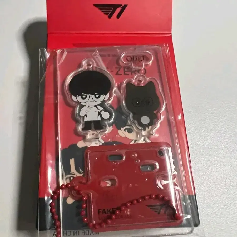 T1 페이커 오브제 제로 아크릴 키링