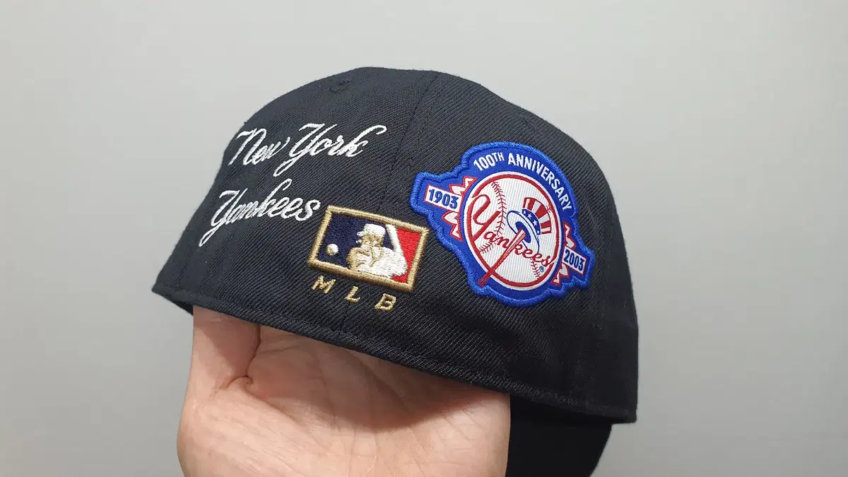 (미사용) 쿠퍼스타운 x MLB 뉴욕양키즈 볼캡 55사이즈
