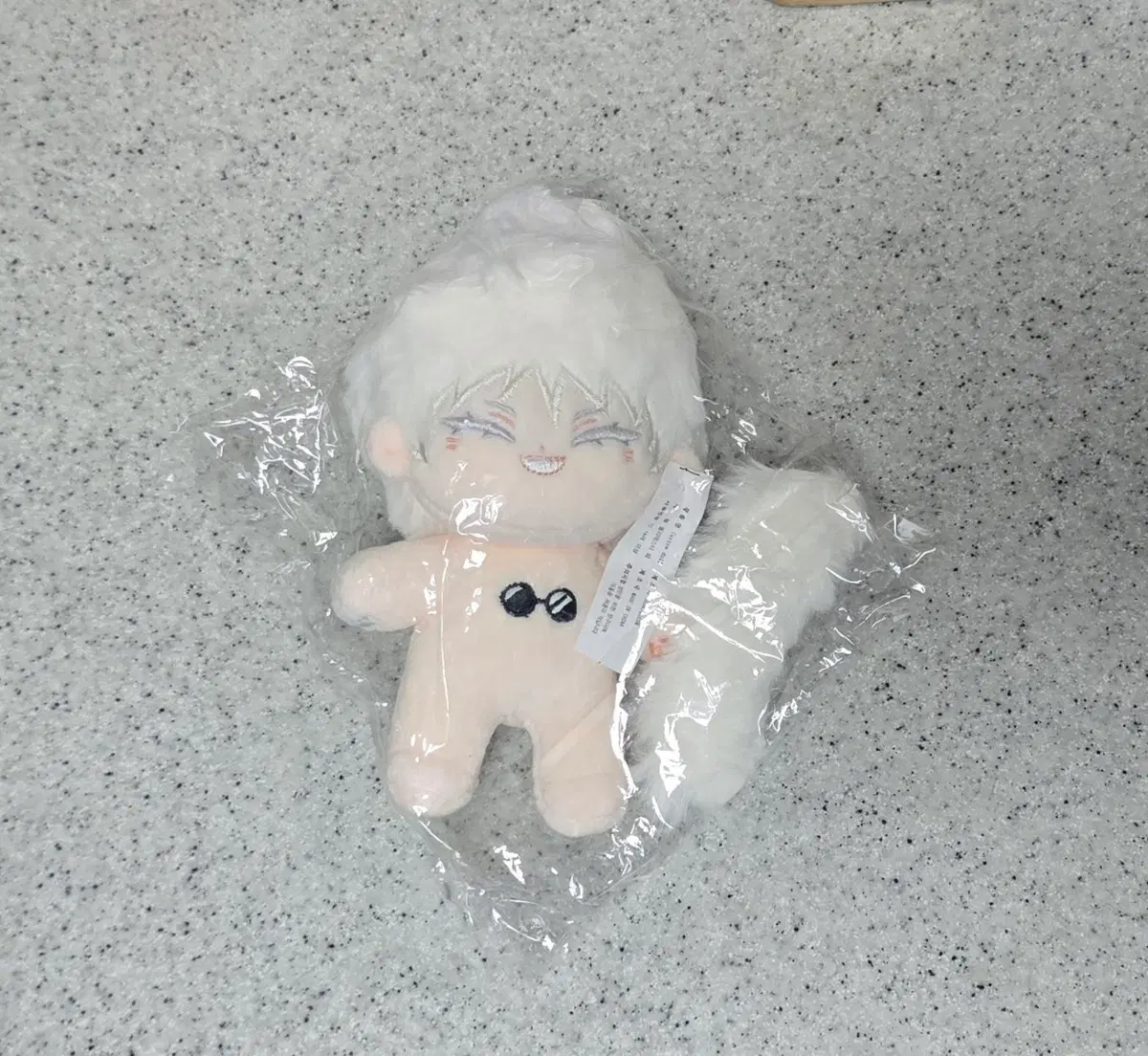 빵긋죠 주술회전 속성 솜인형 고죠 사토루 10cm 뼈깅 비공식 칠차님