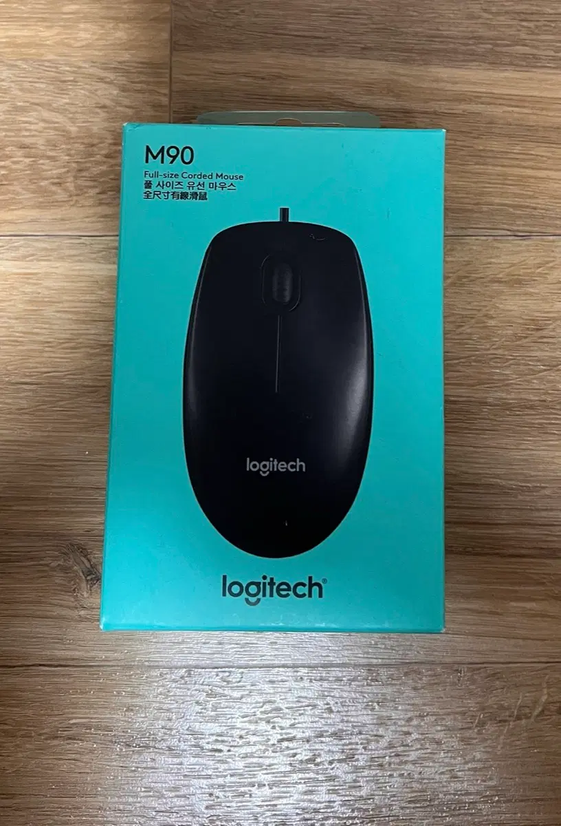 로지텍코리아 M90 유선 광마우스 새제품