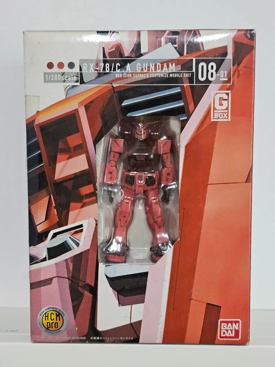 반다이 HCM Pro RX-78/C.A 건담 08-01 1/200