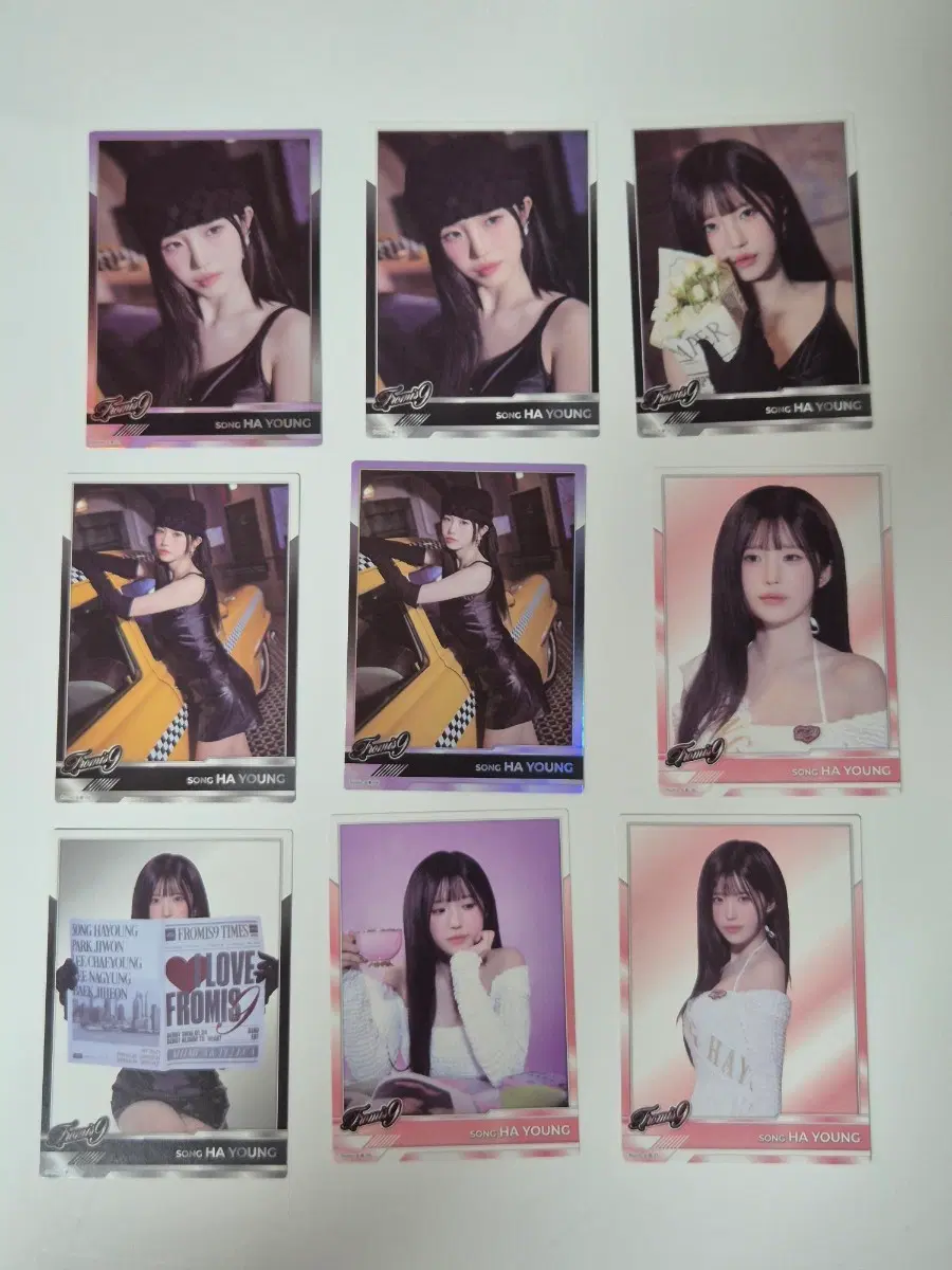 프로미스나인 테레카 송하영 카드 9장 일괄 판매