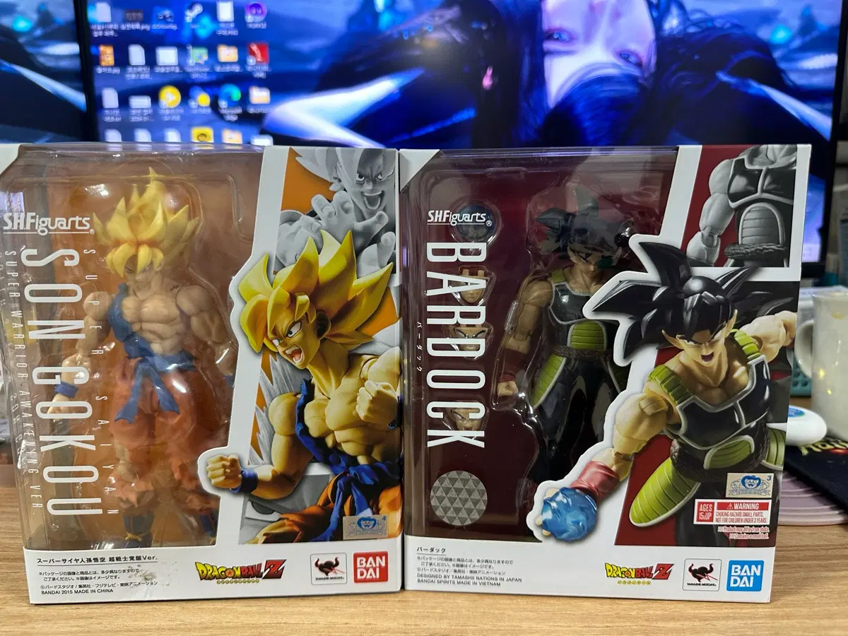 SHF 드래곤볼 각성오공&버독