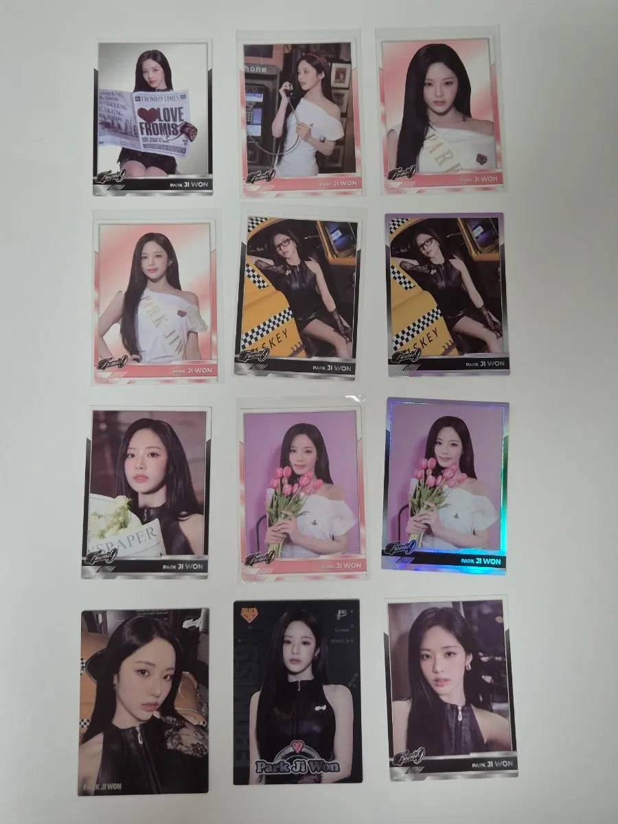 프로미스나인 테레카 박지원 카드 12장 일괄 판매