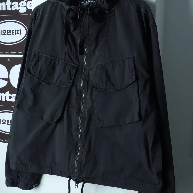 (M-XL) 프리즘웍스 집업 바람막이 점퍼자켓 빅포켓 필드-H39033