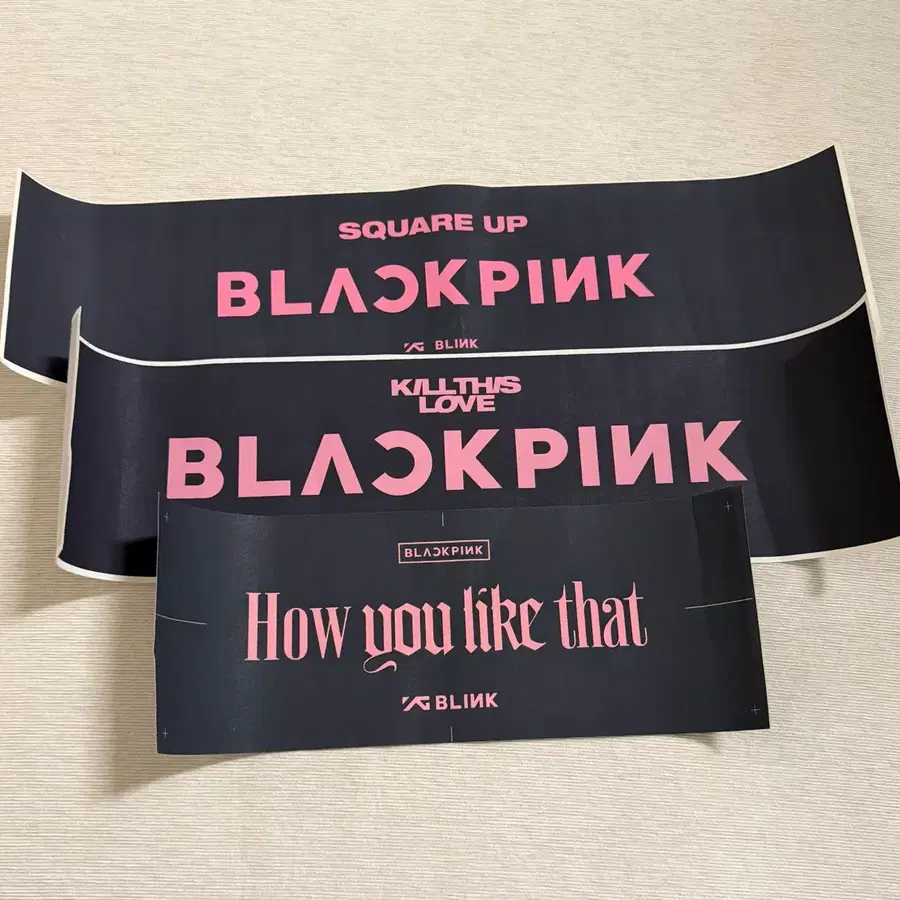 블랙핑크 배너 굿즈