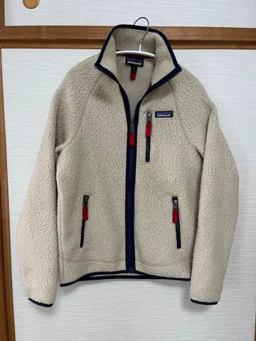 patagonia 플리스 레트로 파일 자켓 베이지 남성용 XS 사이즈