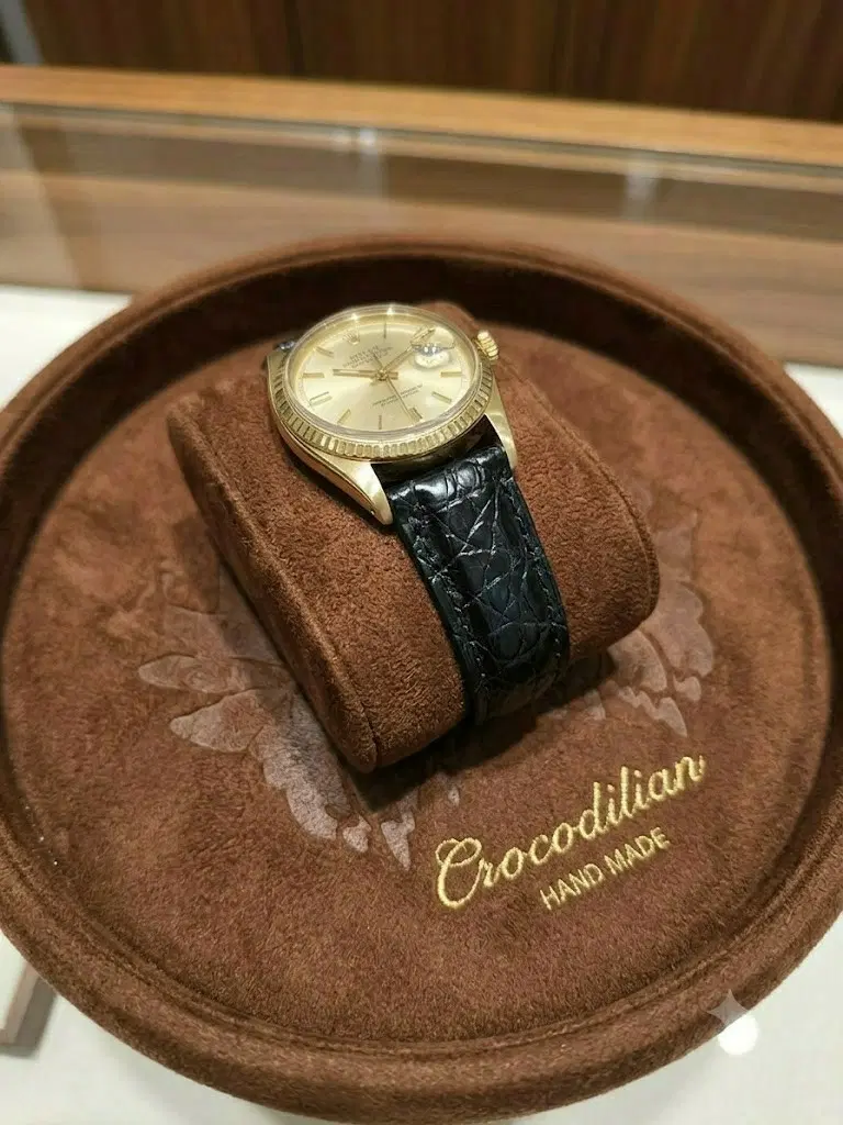 천연 악어가죽 시계 스트랩 밴드 새제품