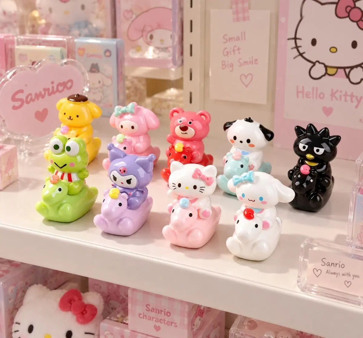 (새상품) 산리오 피규어 9개 세트