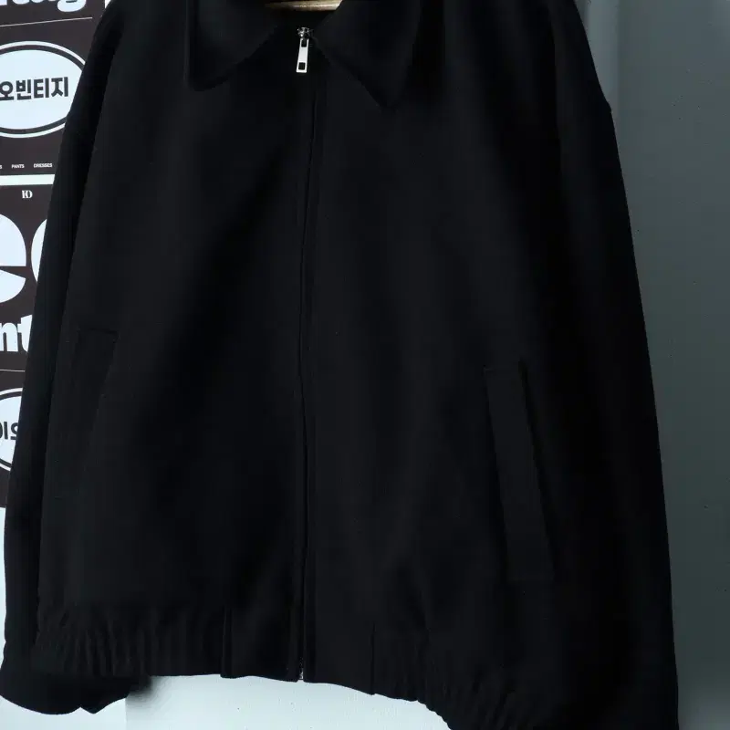(L-XL) 엠오오 집업 바람막이 점퍼자켓 블루종 오버핏-H39057