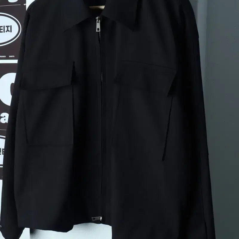 (L-XL) 브론테 집업 바람막이 점퍼자켓 블루종 빅포켓-H39061