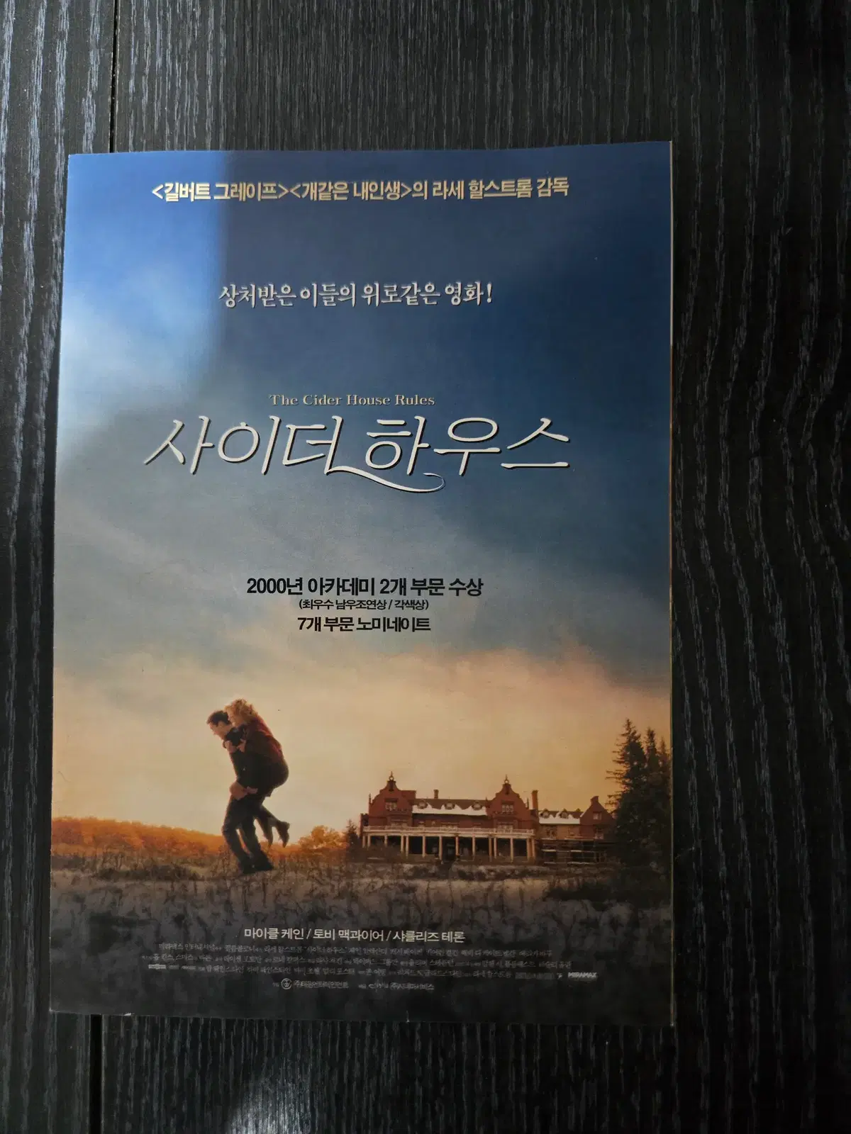 사이더하우스/영화전단지/영화자료/고전희귀