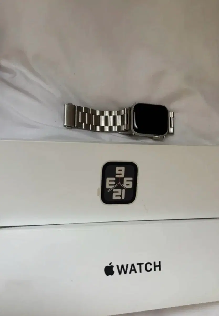 애플워치 SE2 44mm 풀박 팝니다!!