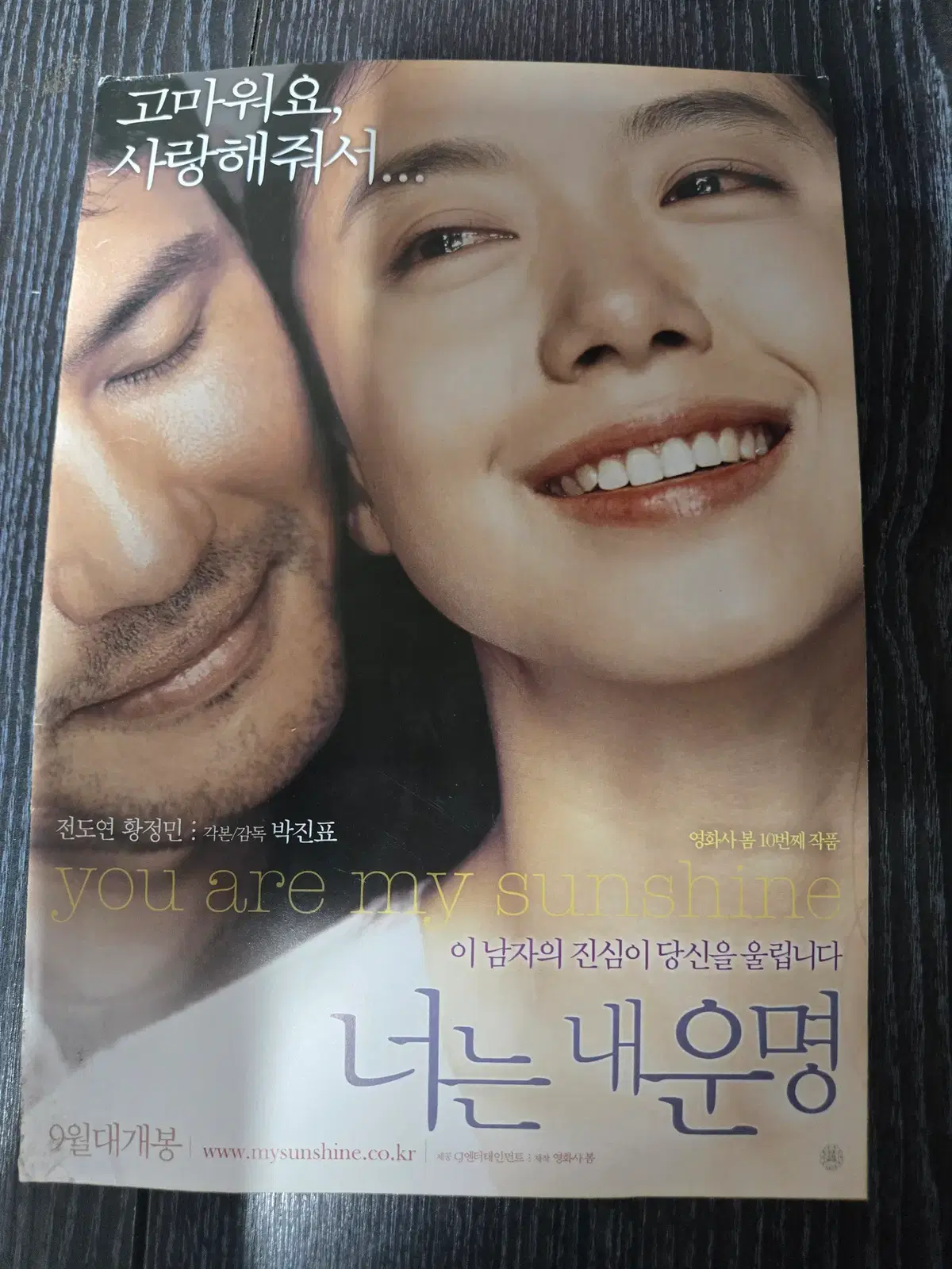 너는 내운명/ 황정민/전도연 / 영화전단지/영화자료/고전희귀