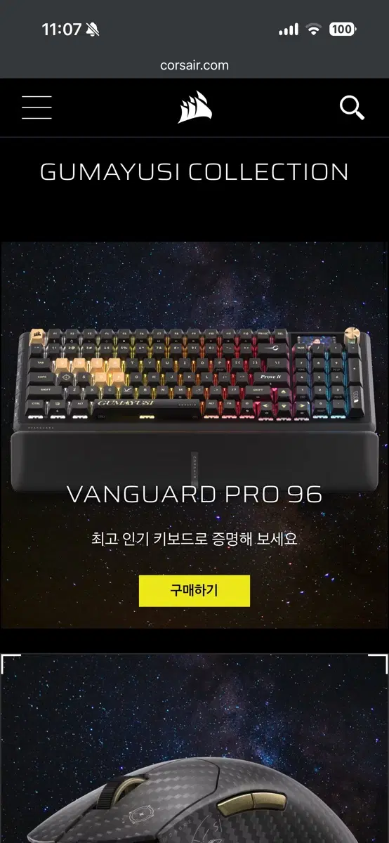 구해요) 구마유시 커세어 키보드 삽니다
