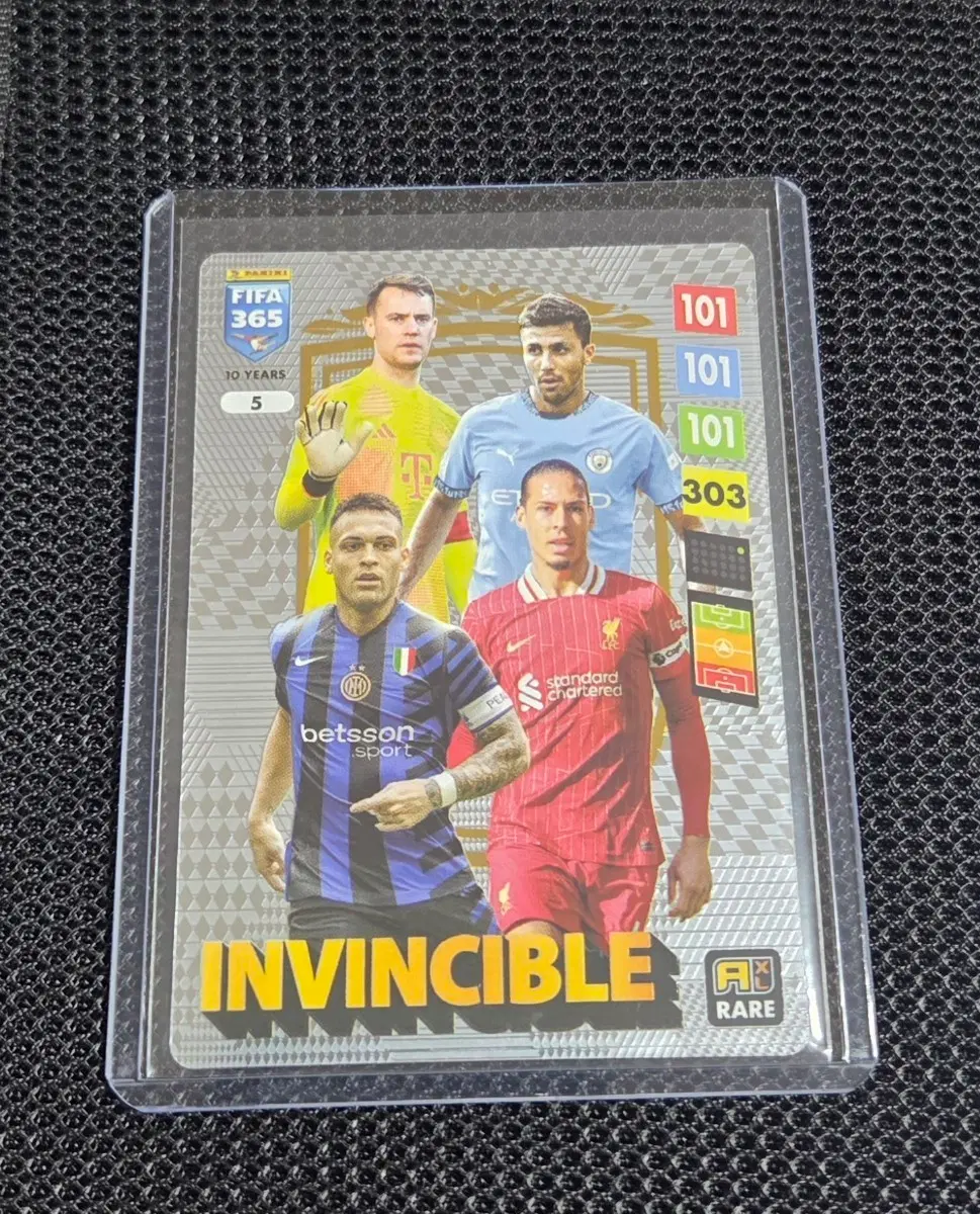 파니니 FIFA365 인빈시블 레어 카드 판매