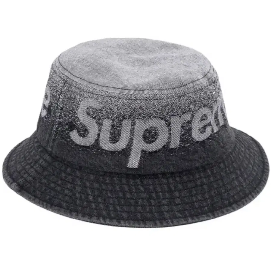 [새상품] 슈프림 (Supreme) 자카드 데님 크러셔 버킷햇 블랙 M/L