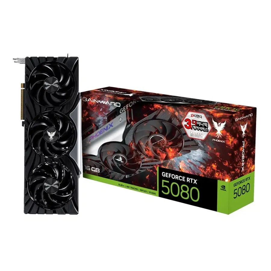 (미개봉)(직거래) GAINWARD 지포스 RTX 5080 피닉스 D7 16GB