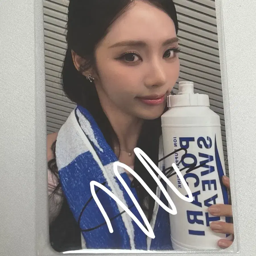 프로미스나인 박지원 비트로드 영통팬싸 싸인포카