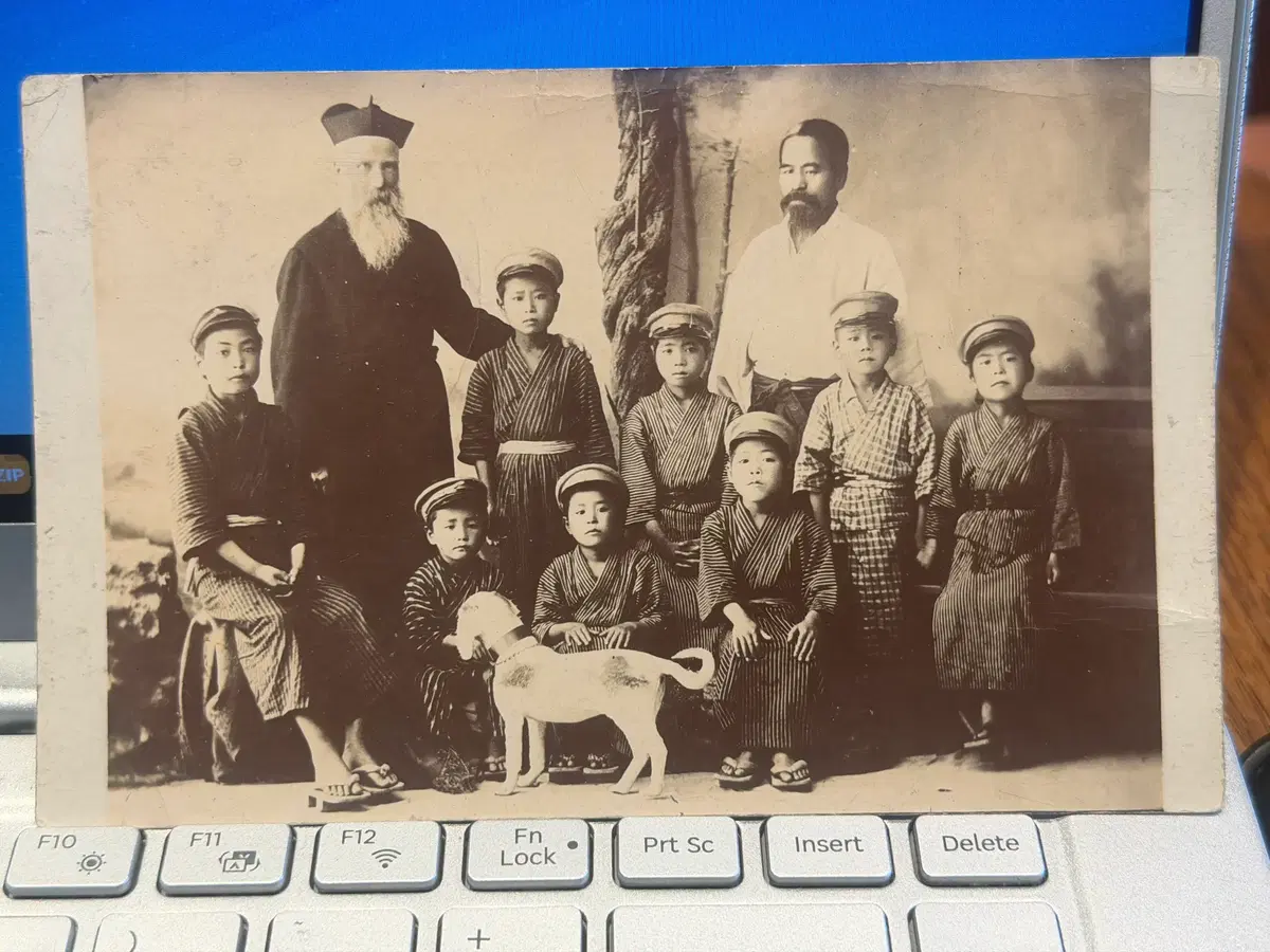 1926년 - 영국 조선 성공회 선교 현장 실물 사진엽서 - 선교사 윌리엄 스마트