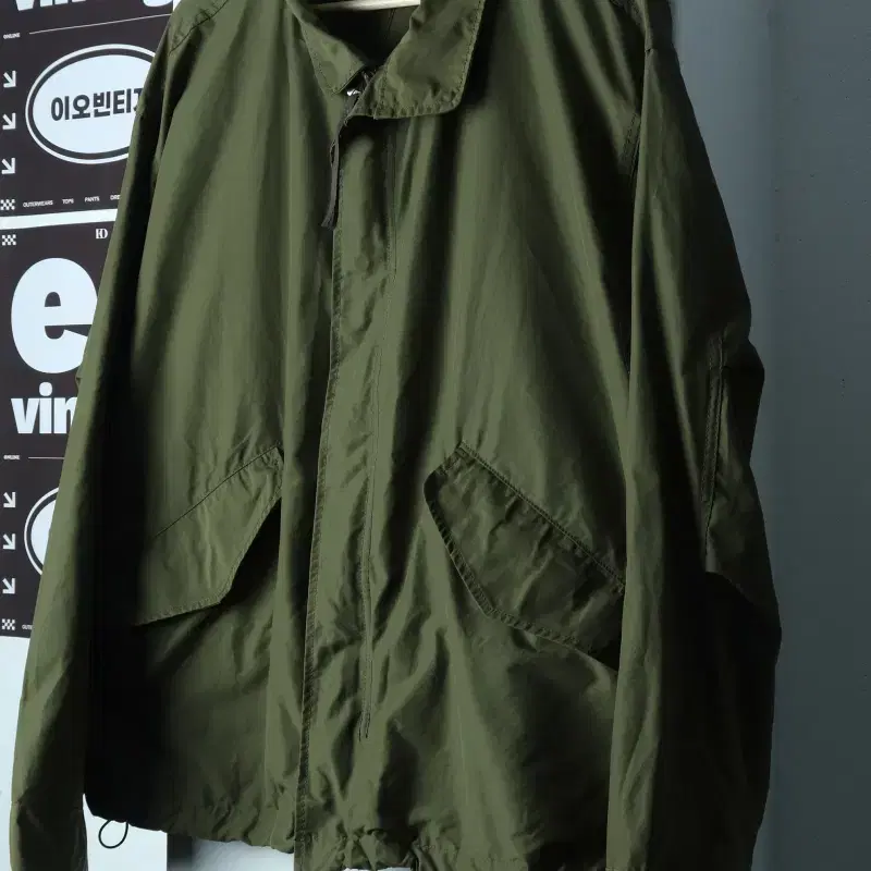 (L-2XL) 시그니처 집업 바람막이 점퍼자켓 M65 필드-H39123