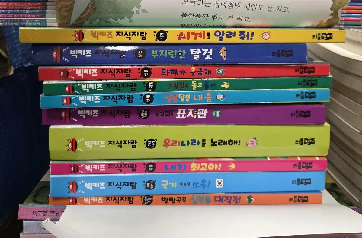 빅키즈 지식자람 리틀천재 10권 세트 어린이책 중고책