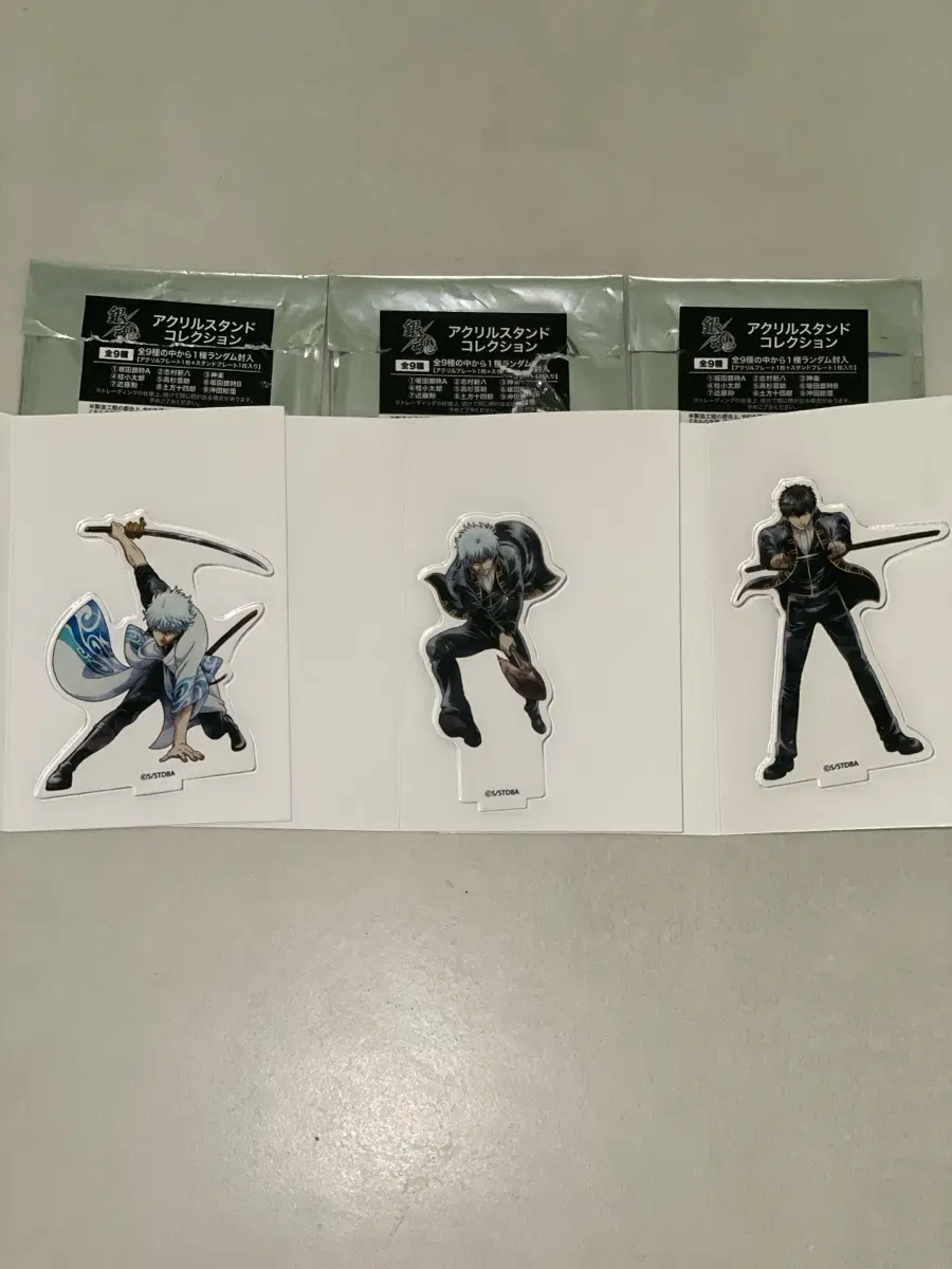 은혼 홍앵 동란 아크릴 스탠드 긴토키 히지카타 일괄