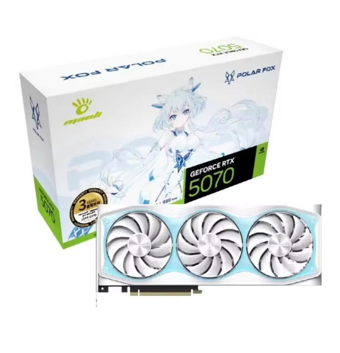(미개봉)(직거래) 만리 RTX 5070 Polar Fox OC D7 12GB