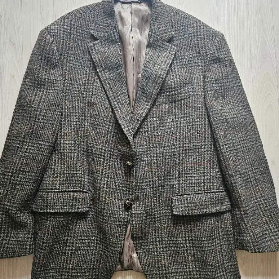 폴로랄프로렌 울 체크 블레이저