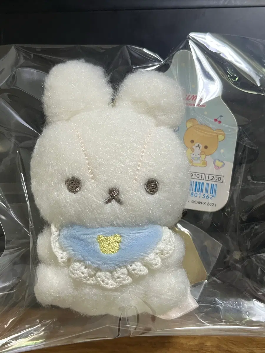산엑스 리락쿠마 우사우사베이비 토끼 키링 정품