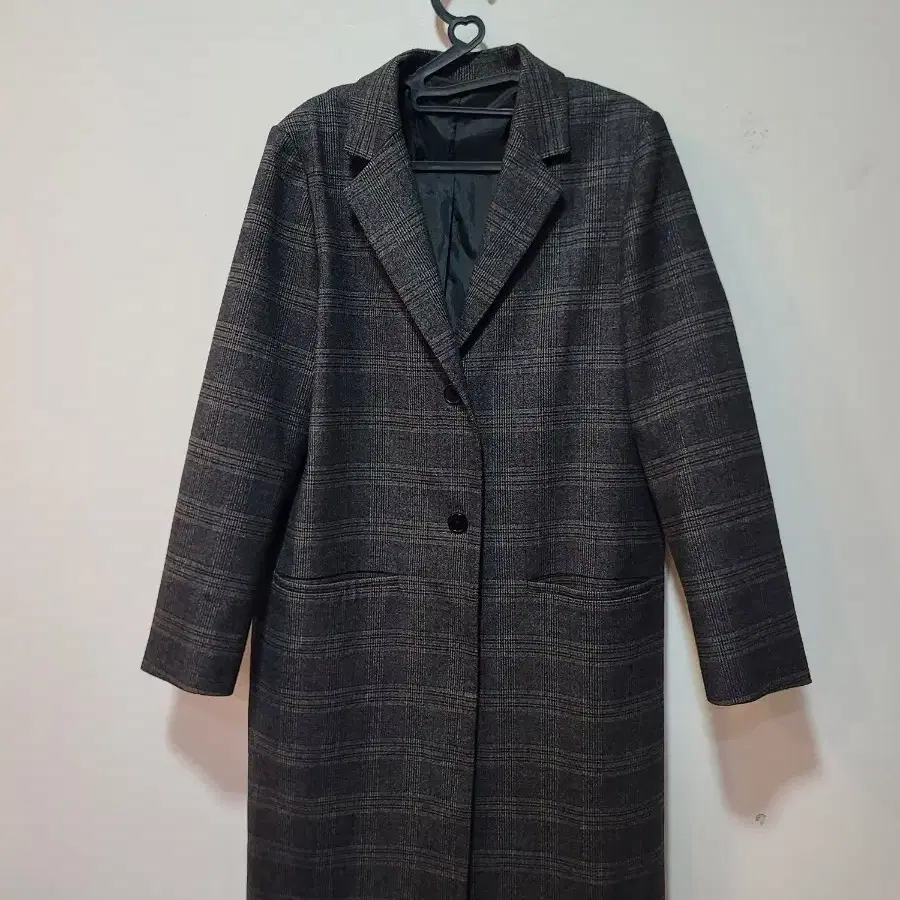 MOS EDITION 체크 패턴 코트 (M)