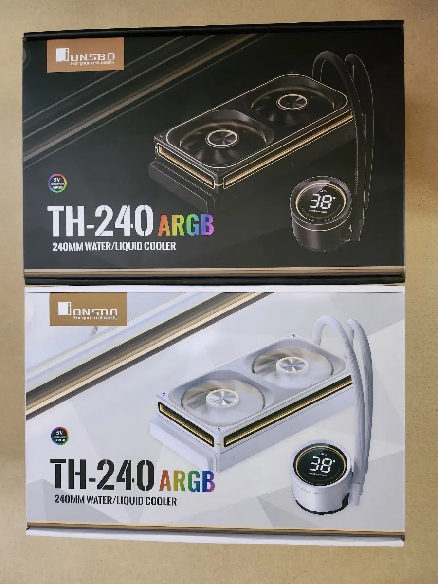 존스보 TH-240 수냉쿨러 블랙색상