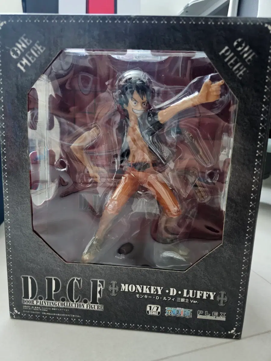 원피스 DPCF 몽키 D 루피 피규어 금고양이
