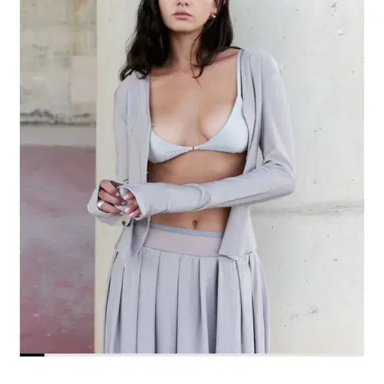 퍼스널랭귀지 소피아 가디건 라이트그레이