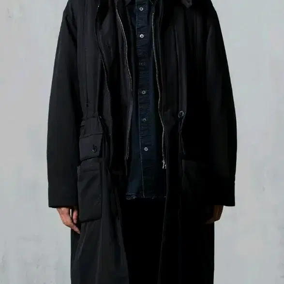 아르반 아틱 필드 코트_포그 차콜 3사이즈