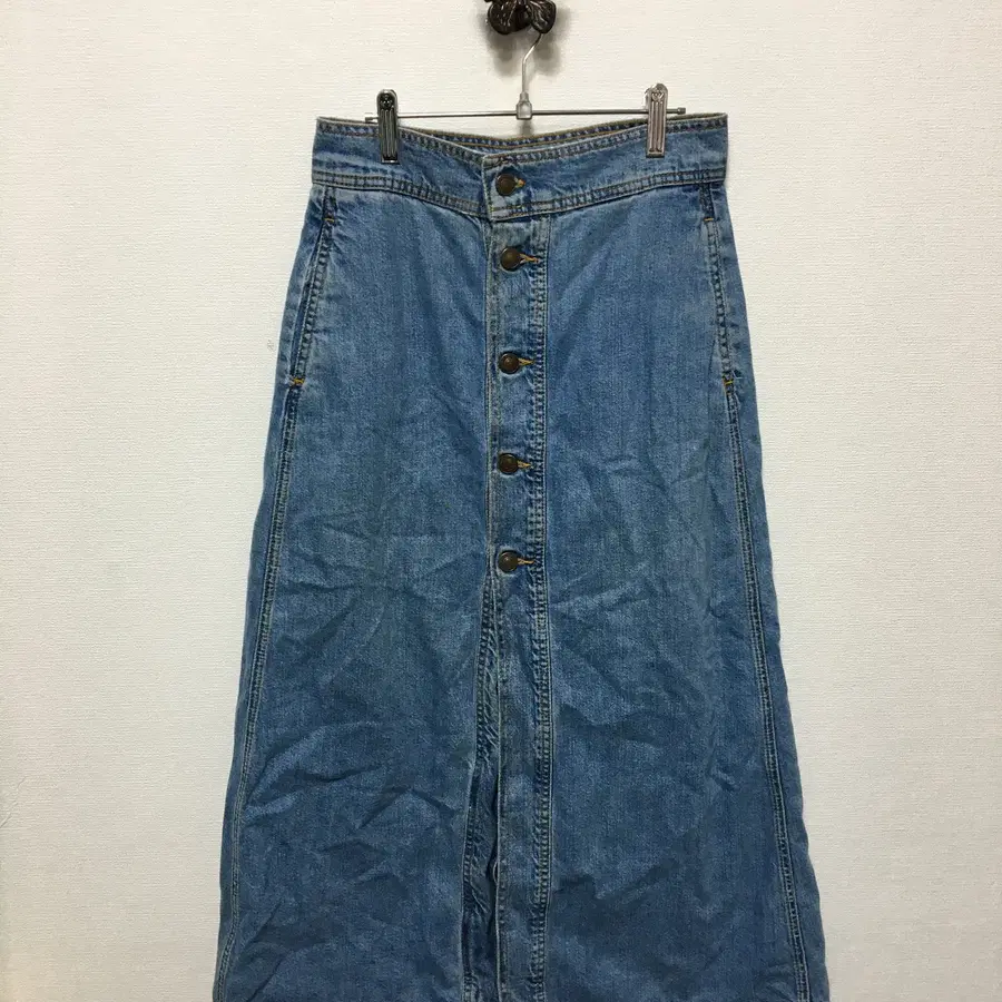 자라 데님 롱 스커트 청치마