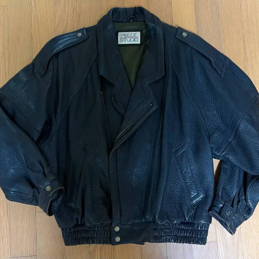 90s 빈티지 PELLE STUDIO 가죽자켓