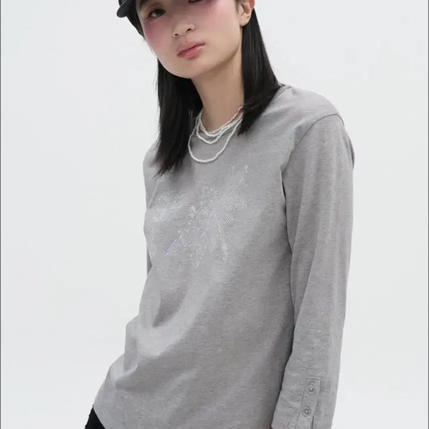 타입서비스 button cuff curved top 그레이