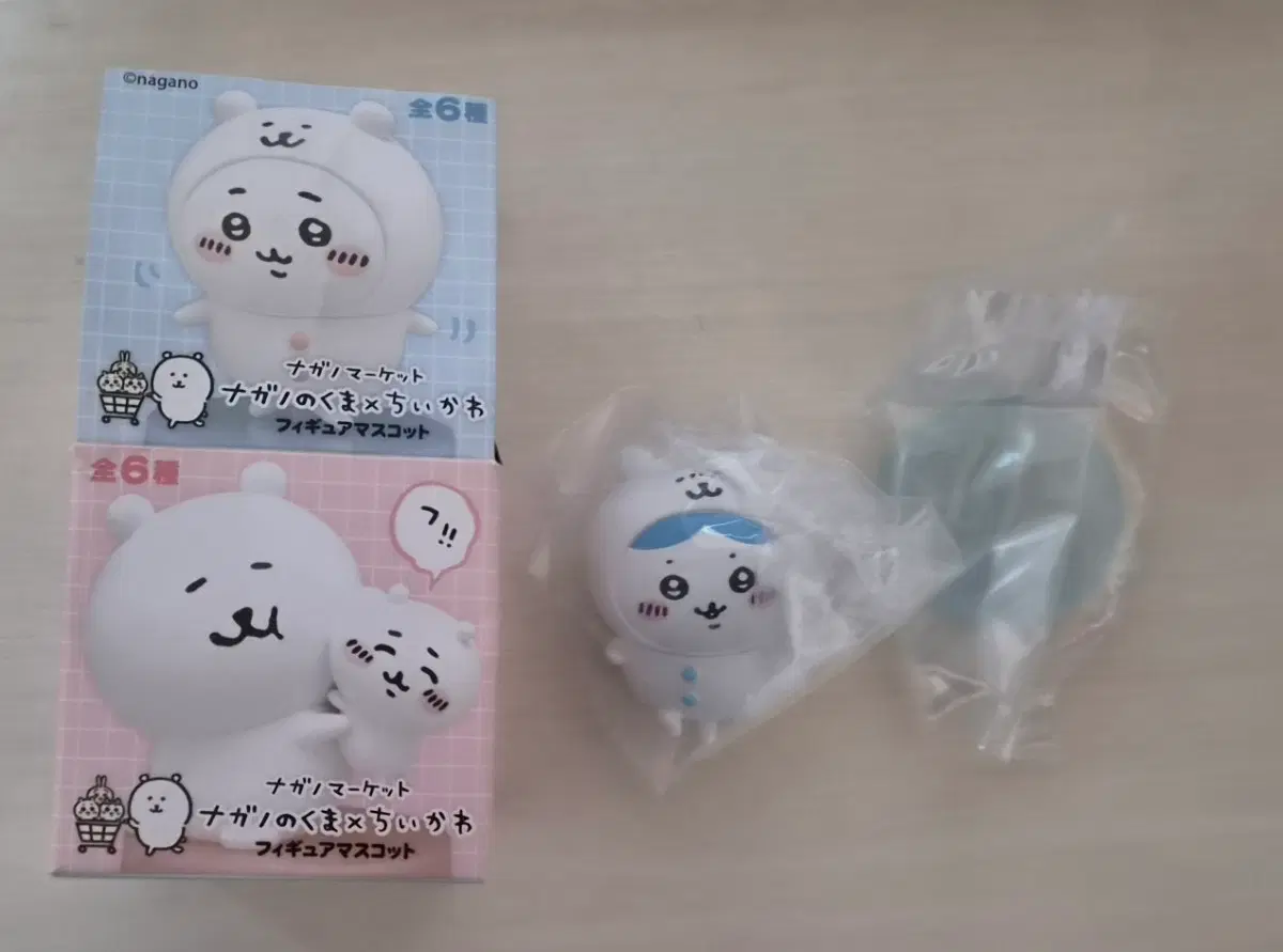 (교환/판매) 농담곰 탈을 쓴 하치와레 피규어 미개봉