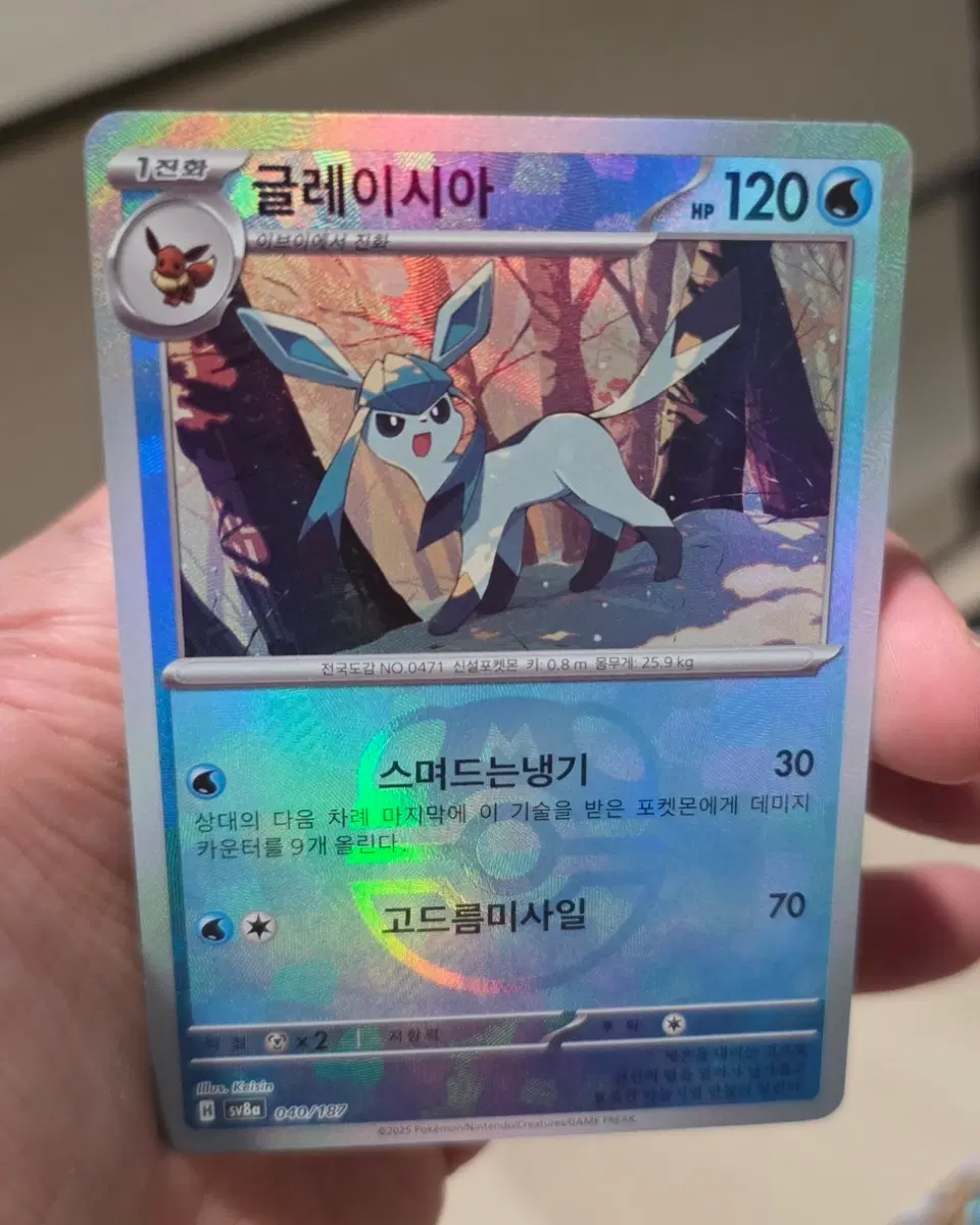 포캣몬카드) 글레이시아 마스터볼 A-급