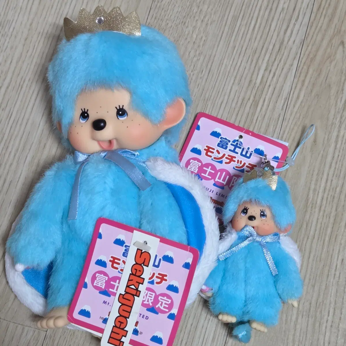 몬치치 후지산 한정판 인형 세트
