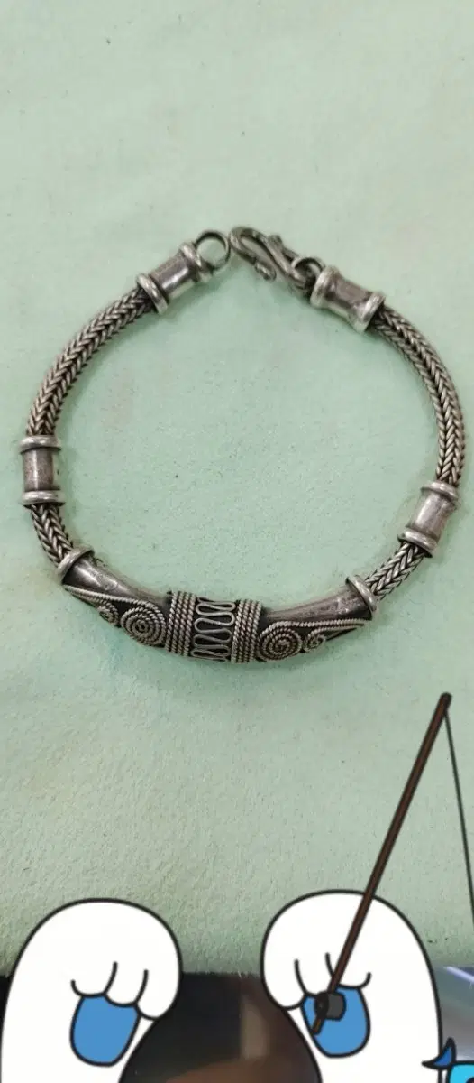 순은925 팔찌17.5cm