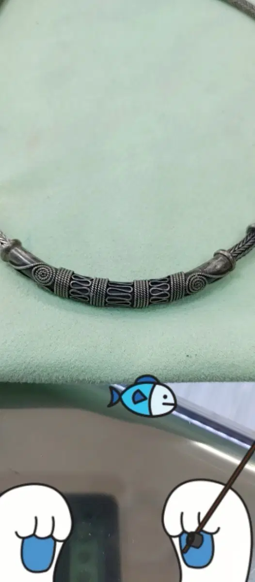 순은925목걸이45cm