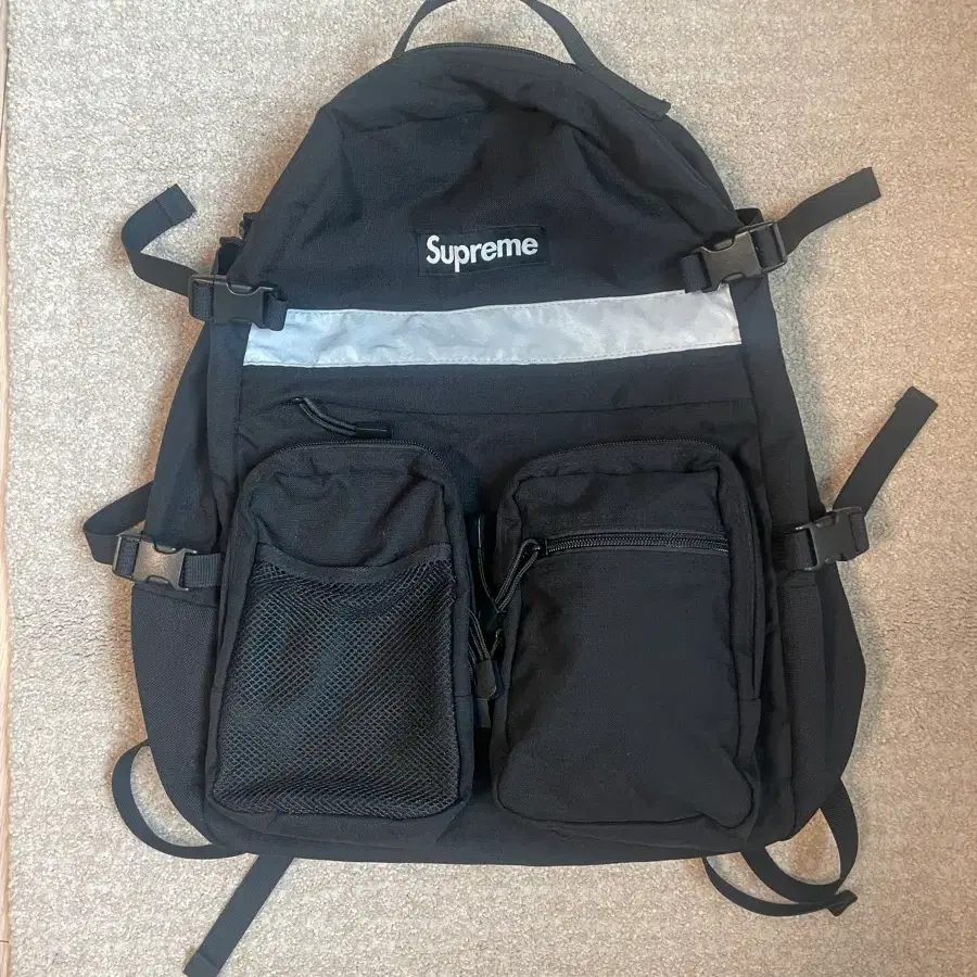 슈프림 14fw 하이비스 백팩
