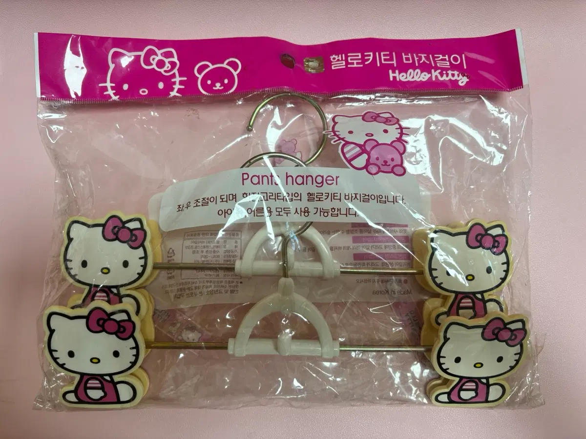 헬로키티 고전 바지걸이