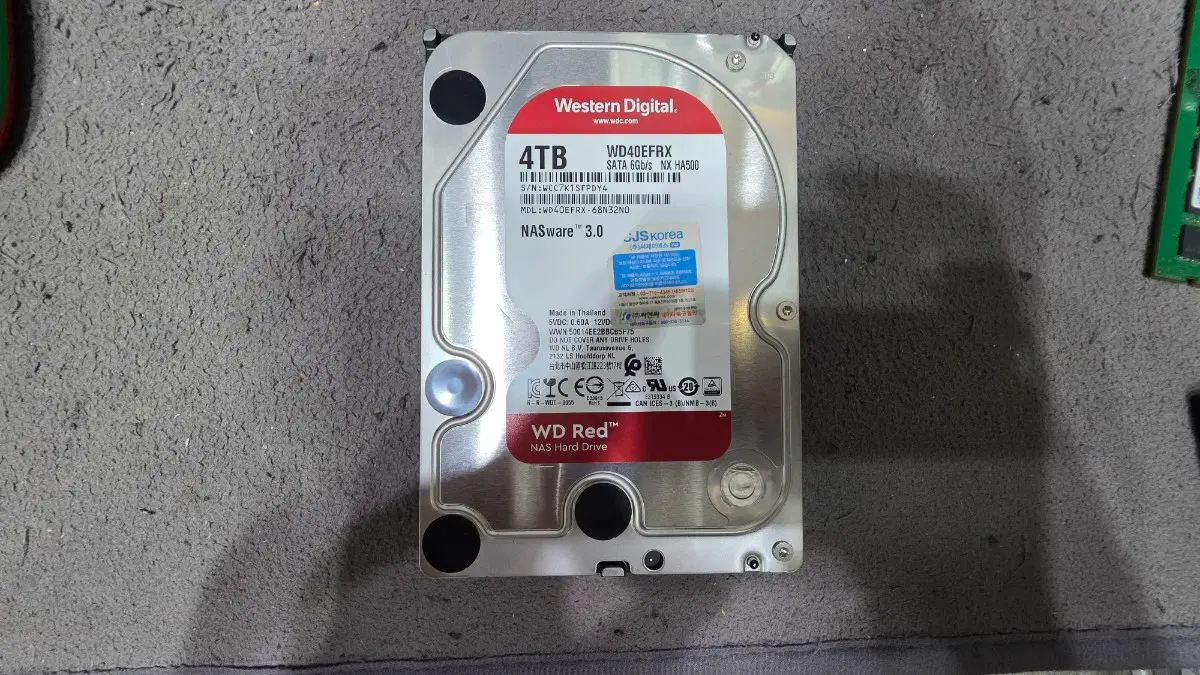 WD Red 4TB HDD(WD40EFRX) 중고