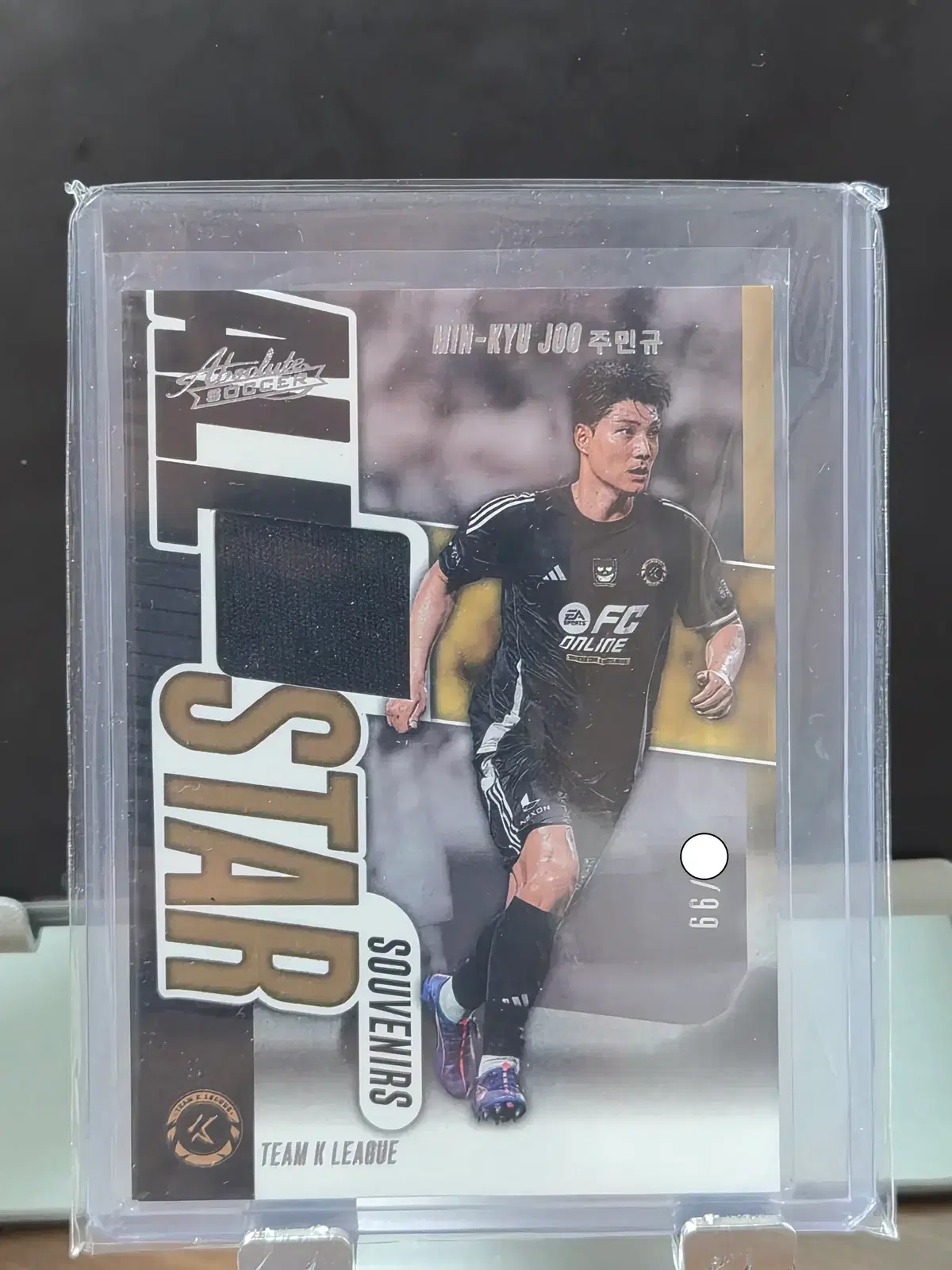 [PANINI]팀 케이리그 주민규선수 패치(Patch) 99한정 카드 판매합니다.