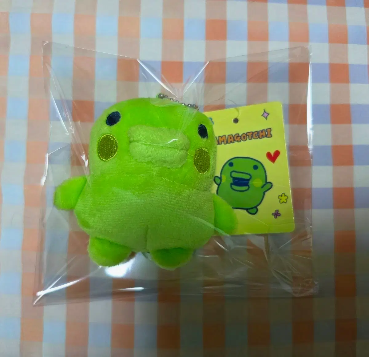 다마고치 구치파치 인형 키링