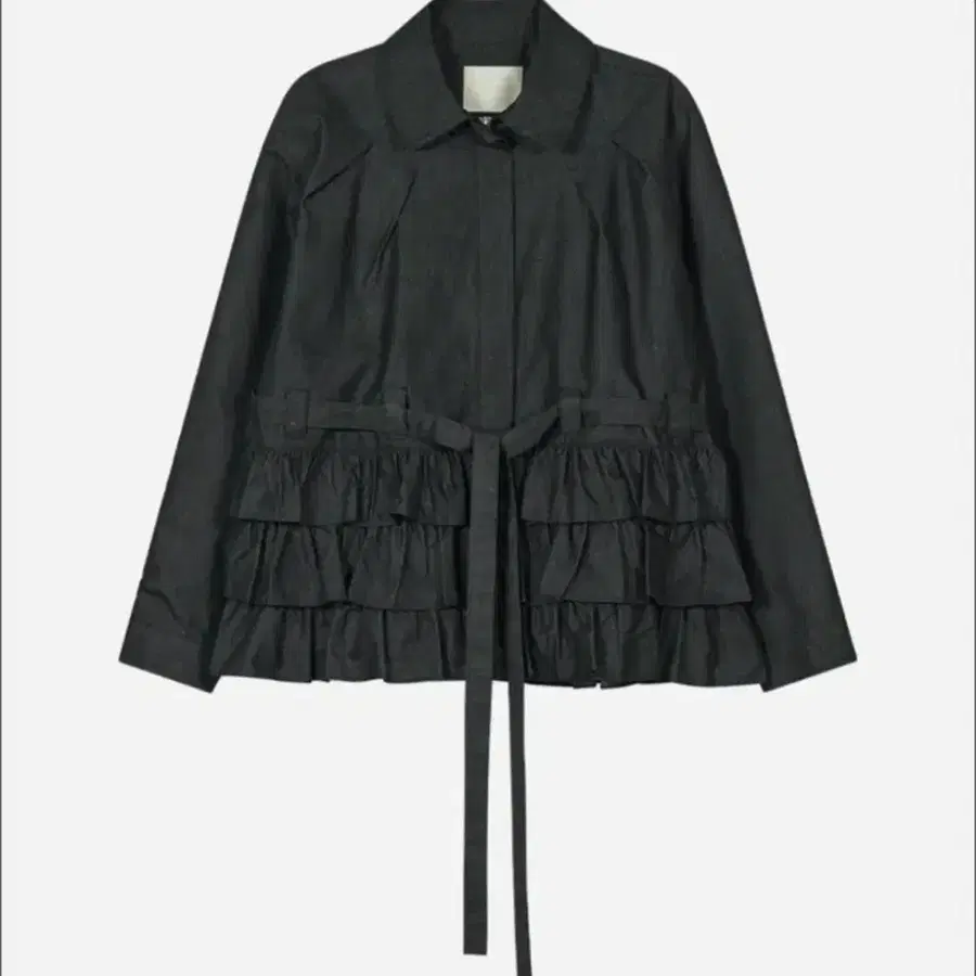 타입서비스 러플 데님 자켓 Ruffled Denim Jacket