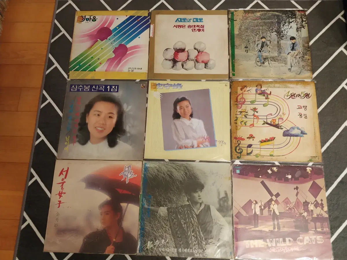 가요 LP레코드판 8장-2 판매합니다.